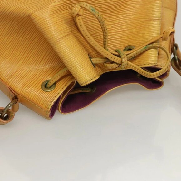 LOUIS VUITTON Epi Petit Noe Shoulder Bag Yellow M44109 LV Auth 117939 - Picture 7 of 15